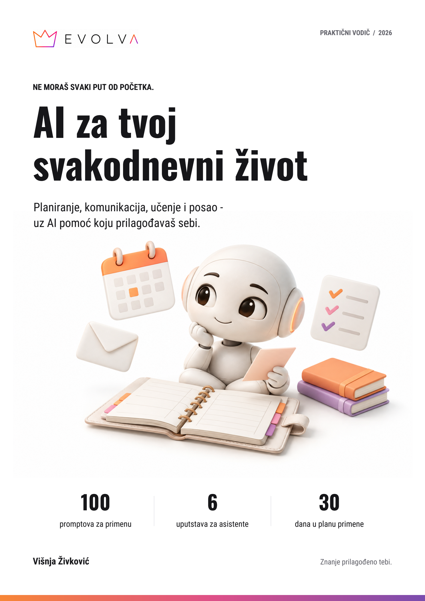 AI za tvoj svakodnevni život – EVOLVA praktični vodič