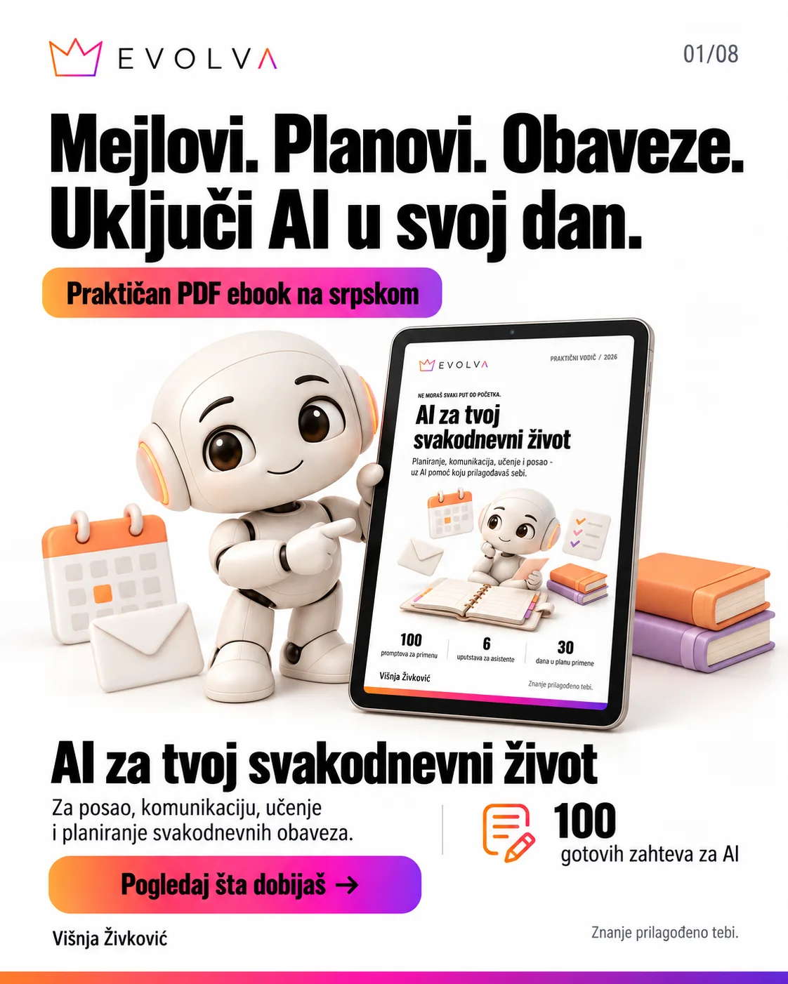 AI za tvoj svakodnevni život – EVOLVA praktični vodič
